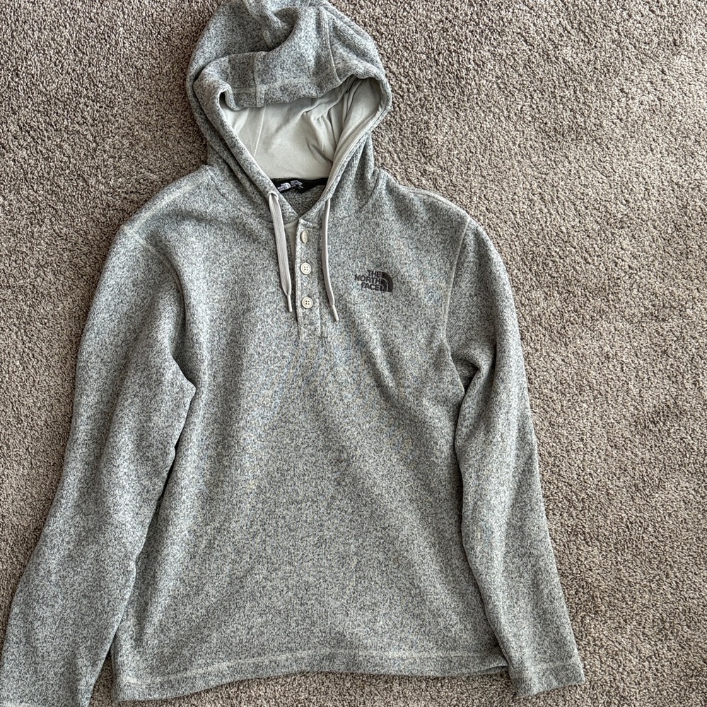 The North Face Heather Gray Hoodie
